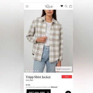 Rails Jacket/ Shirt Jacket XL